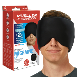 Mueller® EZ Relief™ Migraine Cap, Unisex, One Size Fits Most - Black
