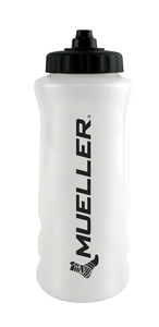 Mueller Sports Medicine Quart Water Bottle With Straw - Natural/Black